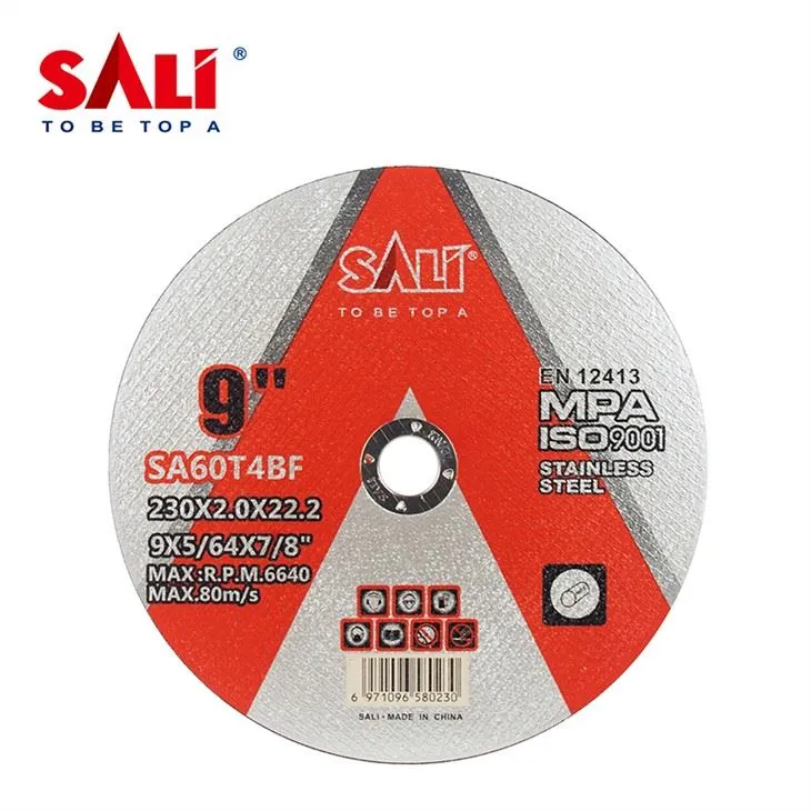 9 Inch Factory Direct Sale Abrasive Tools Stainless Steel Cutting Disc