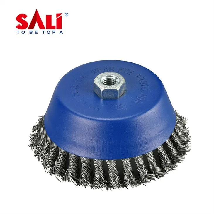 Hardware Tools Twisted Wire Cup Brush With Nut